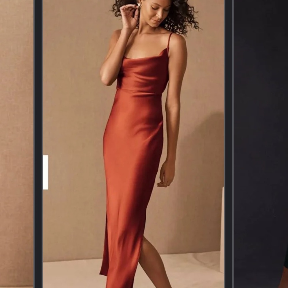 BHLDN Cali dress in Terracotta